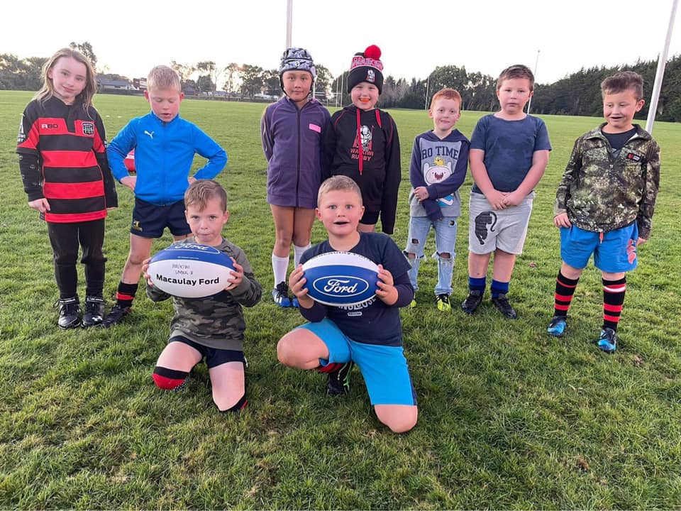 Macaulay Ford proudly supporting grassroots rugby